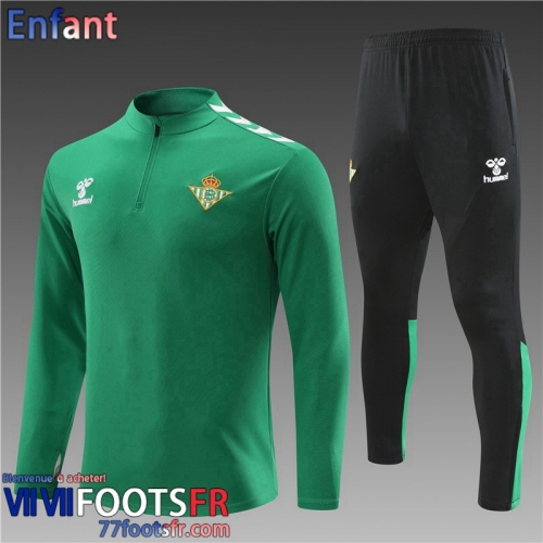 KIT: Survetement de Foot Real Betis vert Enfant 2022 2023 TK535