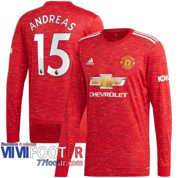 Maillot de foot Manchester United Andreas Pereira #15 Domicile Manches longues 2020 2021