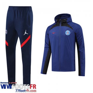Coupe Vent - Sweat a Capuche PSG Paris bleu Homme 2022 2023 WK112