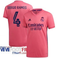 Maillot de foot Real Madrid Sergio Ramos #4 Exterieur 2020 2021