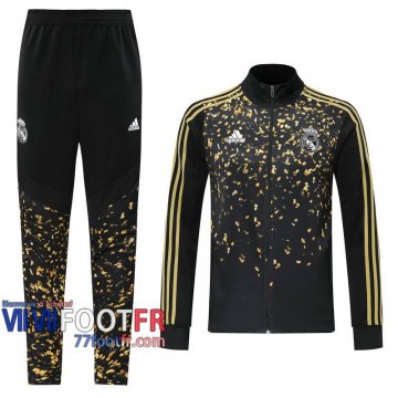 77footfr Veste Foot Real Madrid Taches noires/jaunes - Edition spEciale 2020 2021 J15