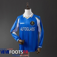 Retro Maillot De Foot Chelsea Domicile Homme Manche Longue 97 99 FG988