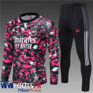 Survetement de Foot Arsenal Gris rose Enfant 21 22 TK119