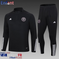 KIT: Survetement de Foot Inter Miami noir Enfant 2023 2024 C01