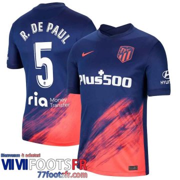 Maillot De Foot Atletico Madrid Extérieur Homme 21 22 # R. De Paul 5