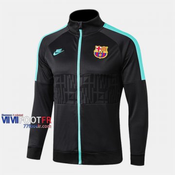 Boutique Veste Foot Barcelone FC Gris Fonce 2019/2020 Nouveau Promo