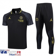 Polo foot PSG noir Homme 2023 2024 PL658