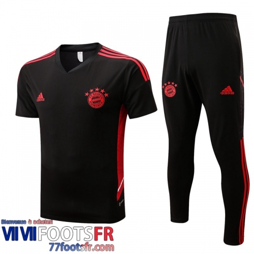 T-Shirt Bayern Munich noir Homme 2022 2023 PL525