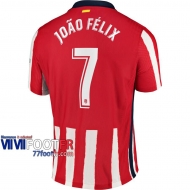 Maillot de foot Atletico Madrid João Félix #7 Domicile Femme 2020 2021