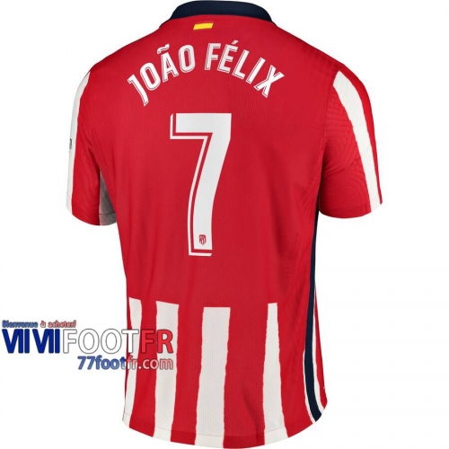 Maillot de foot Atletico Madrid João Félix #7 Domicile Femme 2020 2021