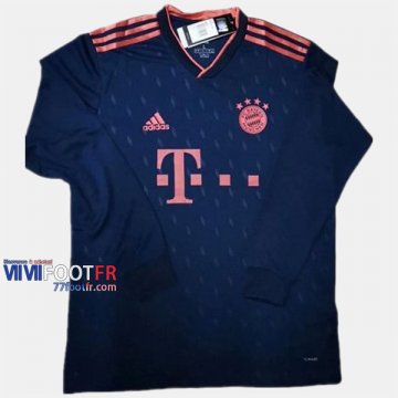 Nouveau Flocage Maillot Foot Bayern Munich Manche Longue Homme Third 2019-2020 Personnalisé :77Footfr