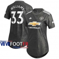 77footfr Manchester United Maillot de foot Williams 33 Exterieur Femme 20-21