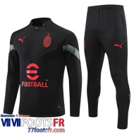 Survetement de Foot AC Milan noir Homme 2022 2023 TG585