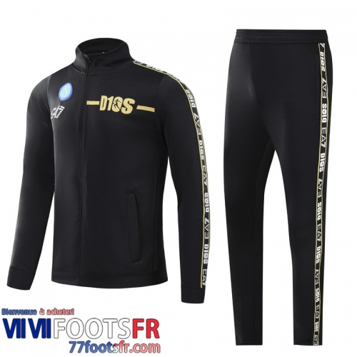 Veste Foot Naples noir Homme 2022 2023 JK436