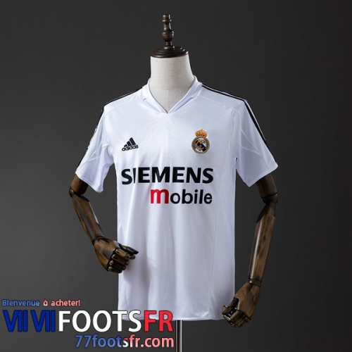 Retro Maillot De Foot Real Madrid Domicile Homme 04 05 FG977