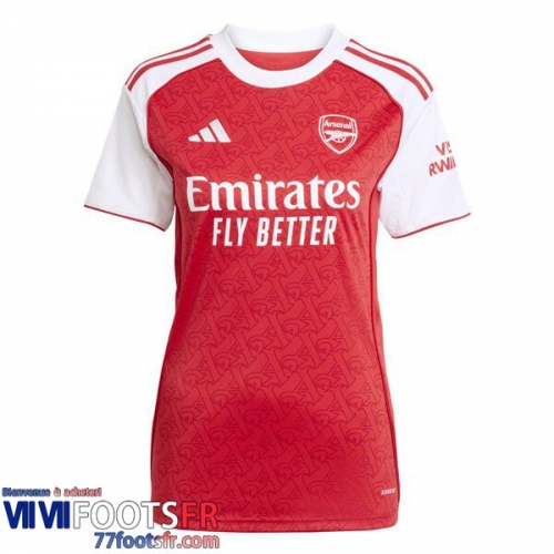 Maillot De Foot Arsenal Domicile Femme 25 26