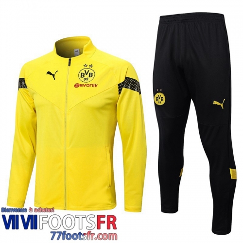 Veste Foot Dortmund BVB jaune Homme 2022 2023 JK625