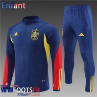 KIT: Survetement de Foot Espagne bleu Enfant 2022 2023 TK422