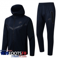 Veste Foot - Sweat A Capuche Sport bleu marin Homme 2022 2023 JK334