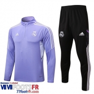 Survetement de Foot Real Madrid Violet Homme 2022 2023 TG523
