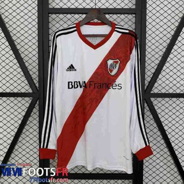 Retro Maillot De Foot River Plate Domicile Homme Manche Longue 13 14 FG727