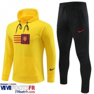 Sweatshirt Foot Barcelone jaune Homme 2023 2024 SW62