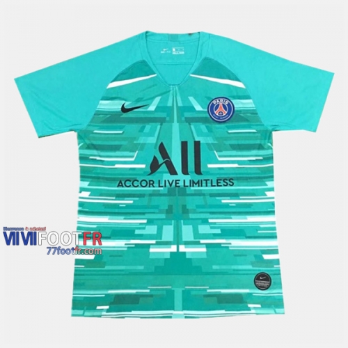 Nouveau Flocage Maillot De Foot Gardien PSG Paris ST Germain Homme Bleu 2019-2020 Personnalisé :77Footfr