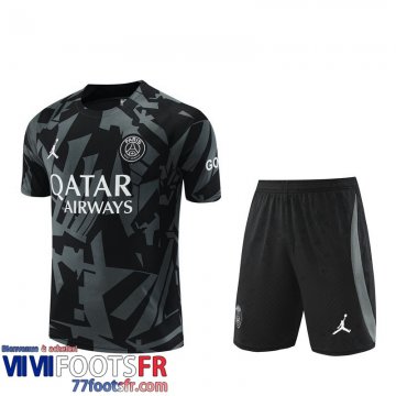 Survetement T Shirt PSG gris foncé Homme 2022 2023 TG662