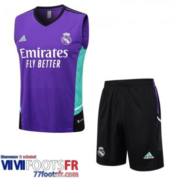 Survetement Sans manches Real Madrid Violet Homme 2023 2024 TG878