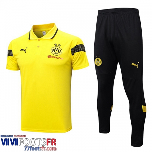 Polo foot Dortmund BVB jaune Homme 2023 2024 PL637