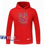 77footfr Sweatshirt Foot USA rouge 2020 2021 S64