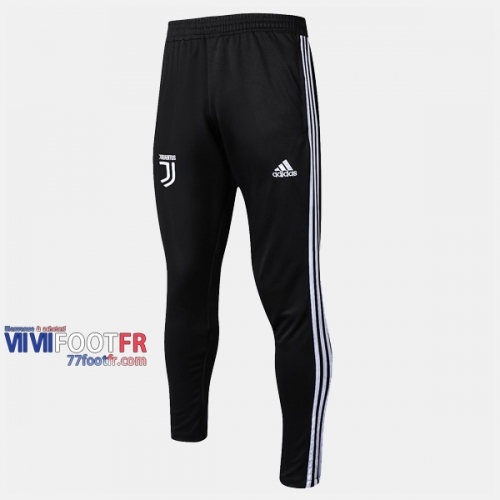 Promo: Le Nouveau Pantalon Entrainement Foot Juventus Thailande Noir Blanc 2019/2020