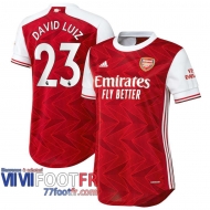 Maillot de foot Arsenal David Luiz #23 Domicile Femme 2020 2021