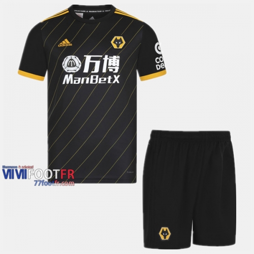Ensemble Maillot Wolves Enfant Exterieur 2019-2020 Personnalisé :77Footfr