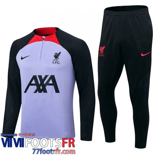 Survetement de Foot Liverpool Mauve Homme 2022 2023 TG591