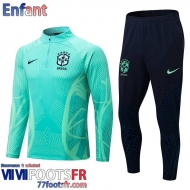 Survetement de Foot Bresil vert Enfant 2022 2023 TK282