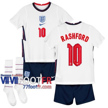 77footfr Angleterre Maillot de foot Rashford #10 Domicile Enfant 20-21