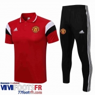 Polo foot Manchester United rouge Homme 21 22 PL204