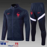 Veste Foot France Enfant bleu 2021 2022 TK43