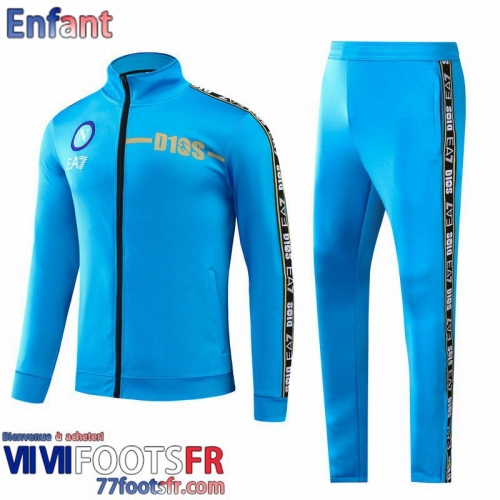 Veste Foot Naples bleu Enfant 2022 2023 TK290