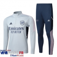 Survetement de Foot Arsenal gris Homme 2022 2023 TG529