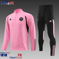 KIT: Survetement de Foot Inter Miami rose Enfant 2023 2024 C03