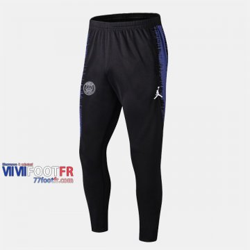 Le Nouveau Pantalon Entrainement Foot PSG Paris Saint Germain Jordan Thailande Noir Bleu 2019/2020