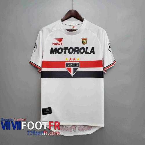 77footfr Retro Maillots foot Sao Paulo 99 00 Domicile