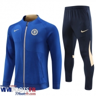 Veste Foot Chelsea bleu Homme 2023 2024 B29