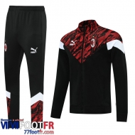 Veste Foot AC Milan Noir rouge 21-22 JK22
