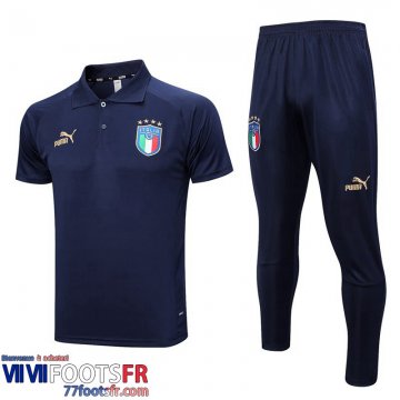 Polo foot Italie bleu marine Homme 2023 2024 PL642