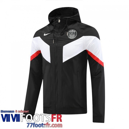 Coupe Vent - Sweat a Capuche PSG noir Homme 2022 2023 WK202