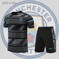 Survetement Foot Manchester City Costume Manche Courte 2022 2023