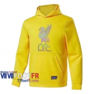 77footfr Sweatshirt Foot Liverpool Jaune 2020 2021 S54